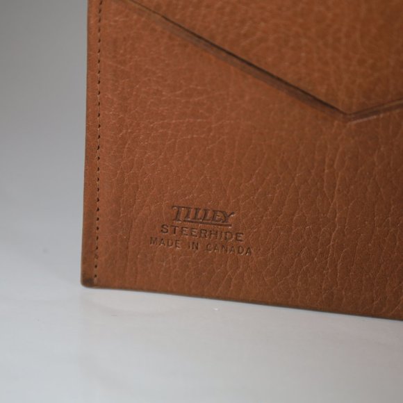 VTG 1950's Tilley Steer Hide Men' Wallet Cad Made - Picture 5 of 5